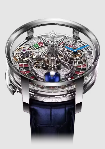 (image for) Jacob & Co. astronomia casino WHITE GOLD WITH BAGUETTE DIAL AT160.30.AA.AB.A Replica Watch